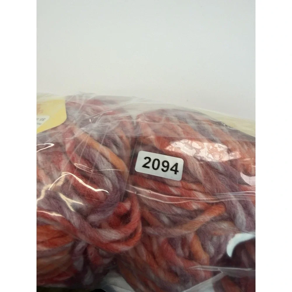 Katia Dulce Plus Yarn Wool Acrylic Blend Variegated Red Purple Pink + Lot Of 3